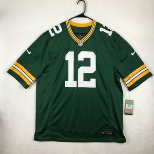 Green Bay Packers Jersey Aaron Rodgers Nike On Field NFL Football Mens Size XL